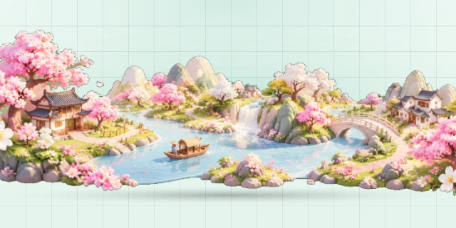 江山美景画